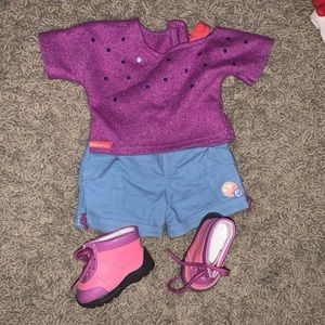 american girl hiking outfit
